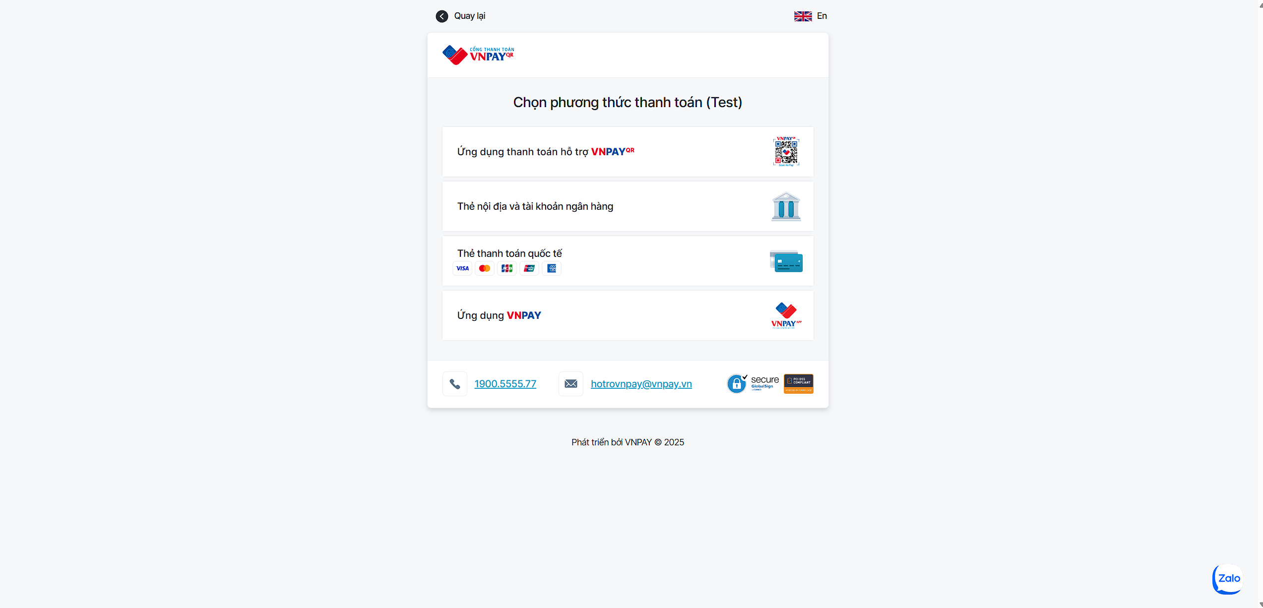 VNPAY Payment Gateway